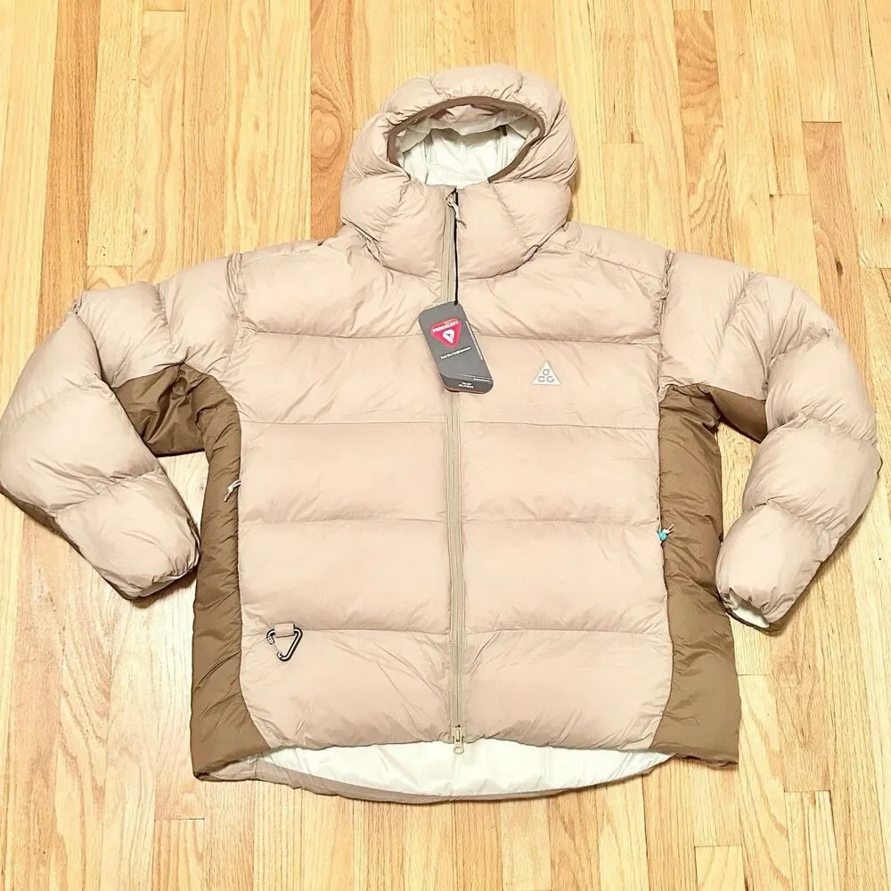 Nike ACG Therma-FIT ADV Men’s Size L Lunar Lake Beige Full-Zip Puffer Jacket